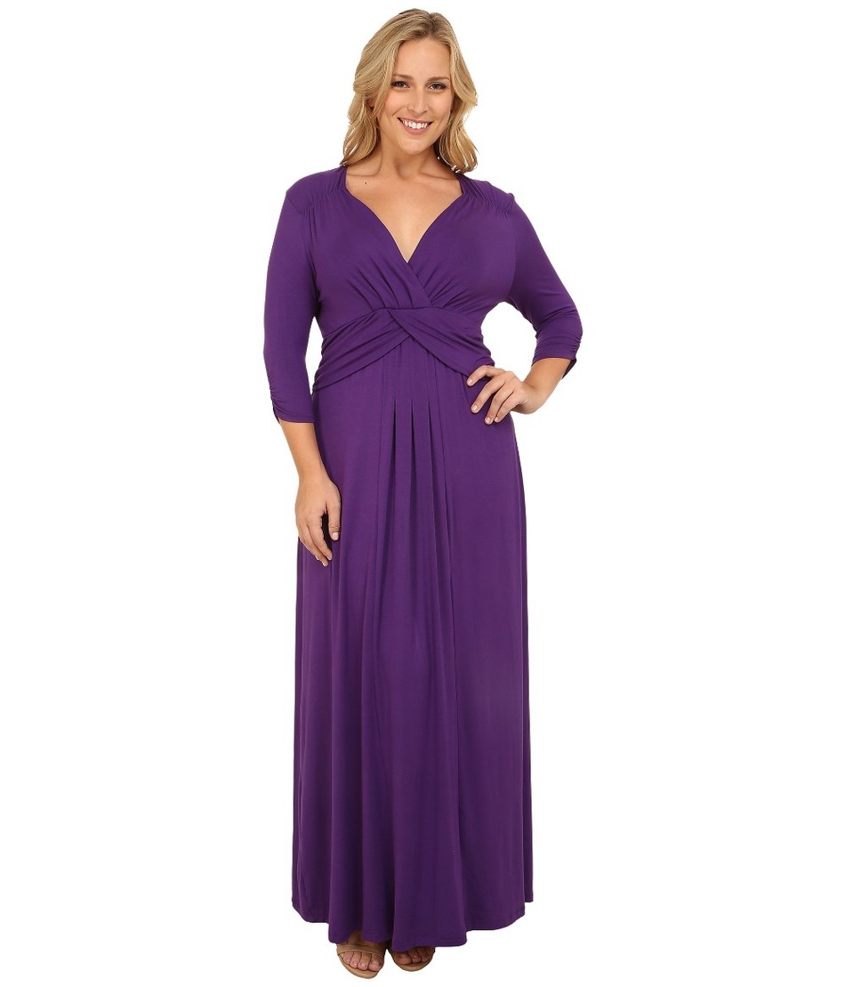 Plus Size Purple Cocktail Dress